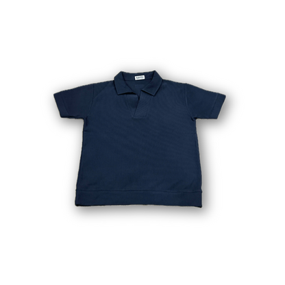 RV Knitted Polo In Navy