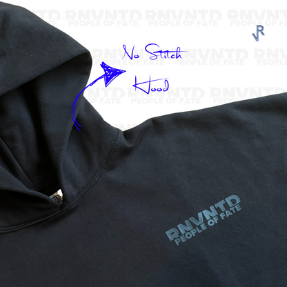 Cloud Tech - "People Of Fate" Hoodie In Black